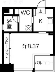 GRANDUKE代官町の物件間取画像